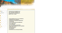Desktop Screenshot of customlawnservice.org
